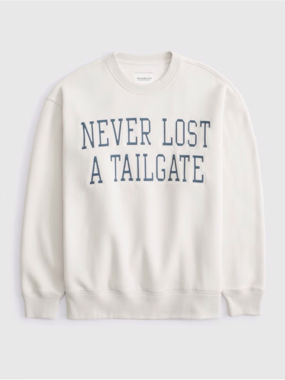 Abercrombie & Fitch Tailgate Sunday Crew Sweatshirt NWOT